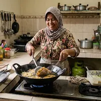 Membuat gorengan (AI Generated)