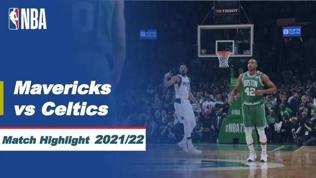 Berita video highlights NBA, pertandingan antara Dallas Mavericks melawan Boston Celtics dalam lanjutan NBA 2021/2022, Senin (14/3/2022).