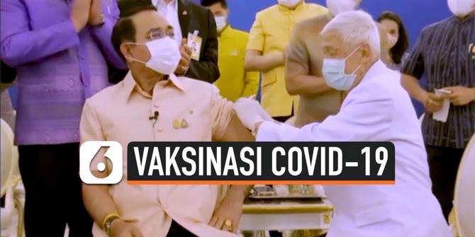 VIDEO: Sempat Tertunda, Akhirnya PM Thailand Disuntik Vaksin Covid-19 AstraZeneca