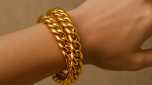 Model Gelang Emas Lipan Terbaru