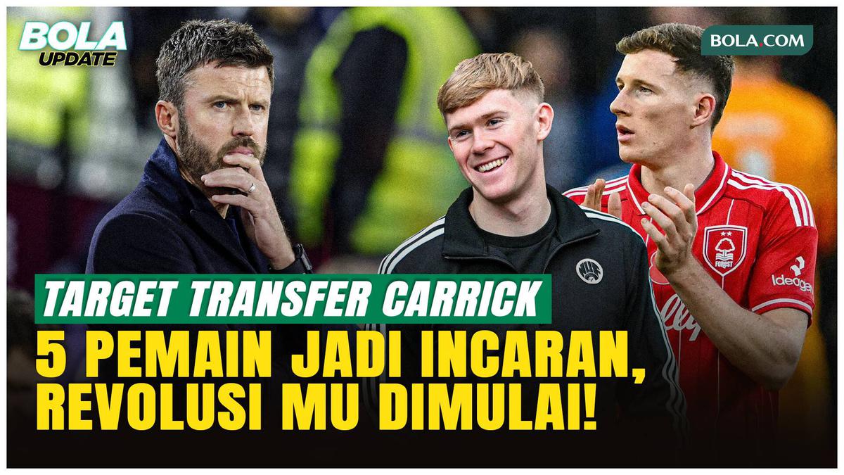 Jika Michael Carrick Jadi Manajer Permanen, Ini Target Transfer MU