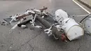 Layanan tersebut mengeluarkan peringatan tornado hingga tengah hari untuk seluruh Walton County barat daya. (Blake Kaplan/The Sun Herald via AP)