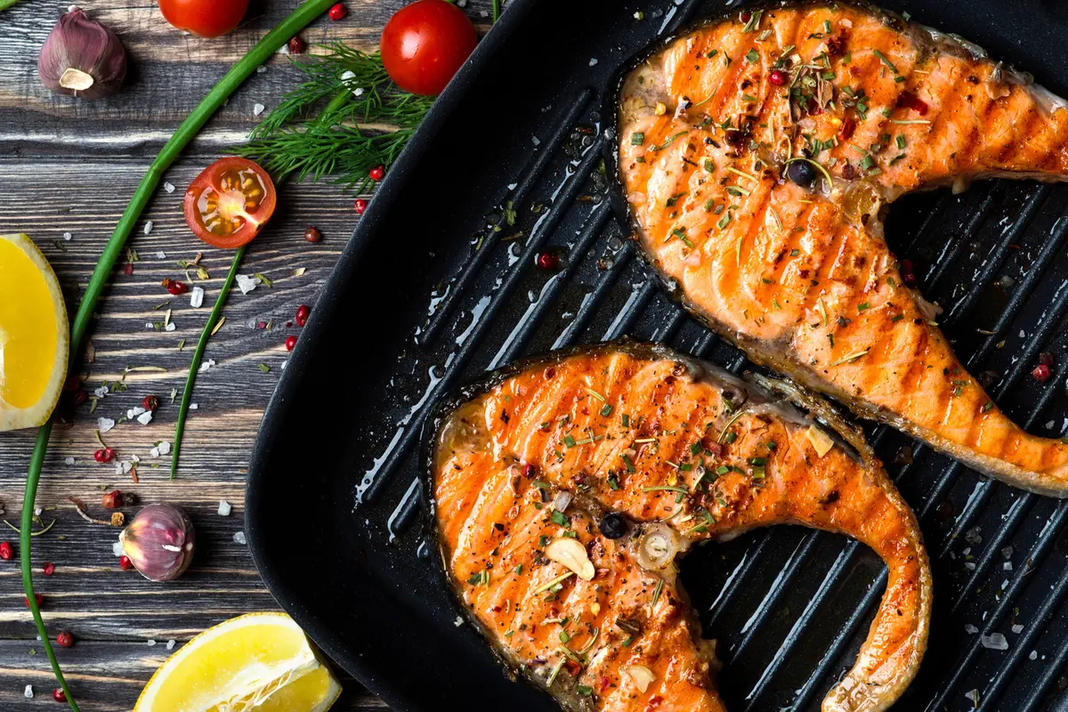 Ikan Salmon Daging Salmon