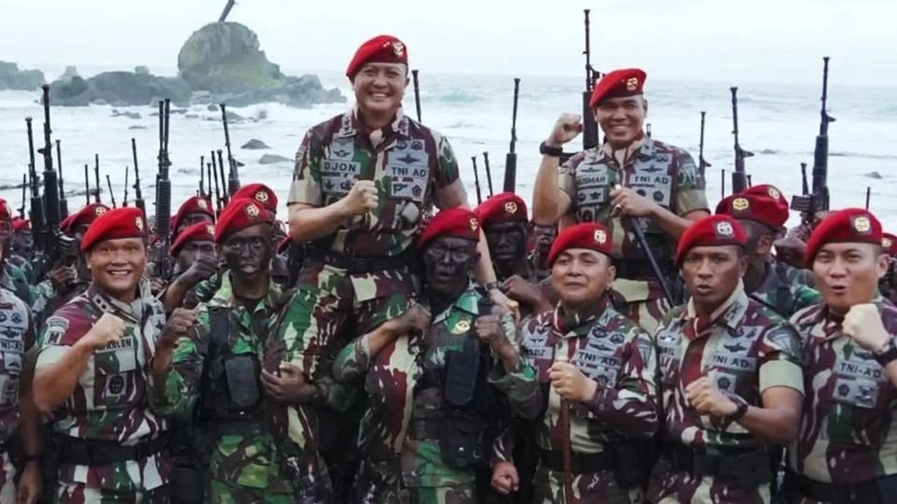 Potret Mayjen Djon Afriandi Digendong Kopassus Baru, Hanya 157 Prajurit Sanggup Digembleng Keras Termasuk Enzo