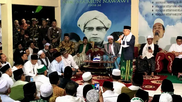 Cawapres nomor urut 01 Ma'ruf Amin di Bekasi