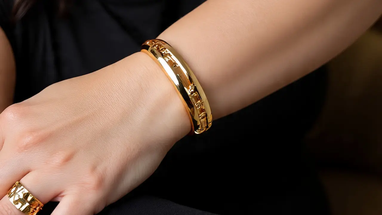 Tren Model Gelang Emas Terbaru 5 Gram untuk Tangan Gemuk