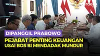 Presiden Prabowo Subianto memanggil Gubernur Bank Indonesia (BI) Sementara Destry Damayanti ke Kompleks Istana Kepresidenan Jakarta, Senin (27/7/2026).

Pertemuan tersebut berlangsung di tengah transisi kepemimpinan BI setelah Perry Warjiyo mengundurkan diri dari jabatannya sebagai Gubernur BI....