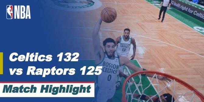 VIDEO: Highlights NBA, Boston Celtics Menang Dramatis Saat Melawan Toronto Raptors