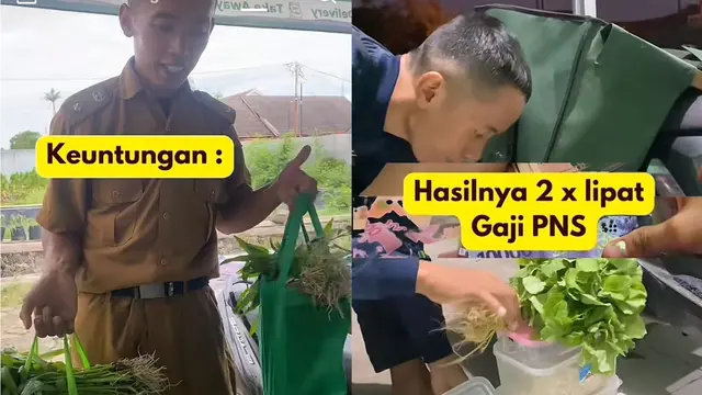 PNS kerja sambilan berdagang Sayur dapat penghasilan 2 kali lipat dari gaji