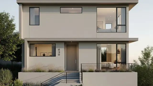 Desain Rumah Kecil 2 Lantai dengan Basement di Lahan Sempit