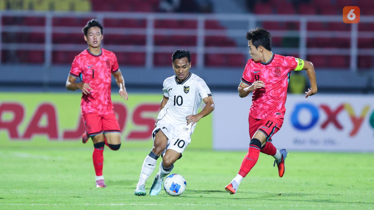 Hasil Korea Selatan vs Timnas Indonesia U-23: Tumbang, Garuda Muda Gagal Lolos ke Piala Asia U-23 2026