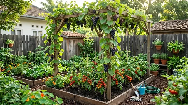 Ide Taman Buah Mini dengan Kombinasi Tanaman Sayur