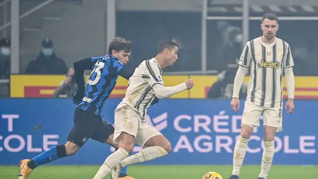 Gol Arturo Vidal dan Nicolo Barella Antar Inter Milan Pecundangi Juventus