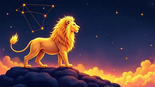 logo zodiak leo (sumber: AI generated)
