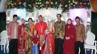 Jokowi hadiri pernikahan pegawai istana di Depok (Ady Anugrahadi/Liputan6.com)