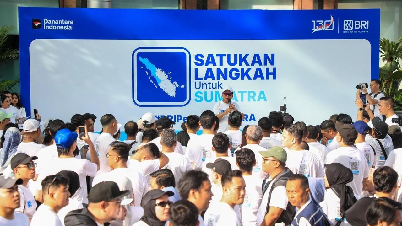 BRI Group sebagai bagian dari Danantara menyelenggarakan kegiatan bertajuk 'Satukan Langkah untuk Sumatra'