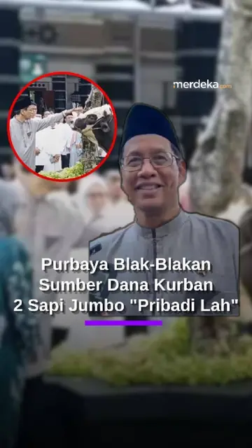 Tegas! Purbaya Ditanya Dana Beli 2 Sapi Kurban Jumbo: Pribadi Lah!