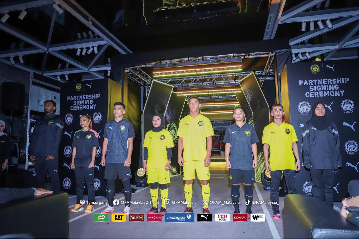 Penampakan jersey baru Timnas Malaysia