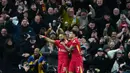 Hasil ini membuat Liverpool kokoh di pucuk klasemen dengan raihan 39 poin dari 16 laga. Sedangkan Tottenham ada di posisi 11 klasemen sementara Liga Inggris 2024/2025 dengan koleksi 23 angka dari 17 laga. (Adam Davy/PA via AP)