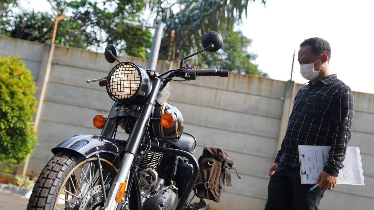 Motor Royal Enfield Ridwan Kamil yang Disita di Rupbasan KPK