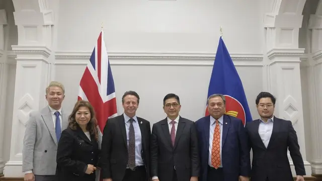 Ketua ASEAN Business Advisory Council (ASEAN-BAC) Arsjad Rasjid melakukan roadshow ASEAN-BAC di London, Inggris, pada 14-18 Mei 2023. (Dok Kadin Indonesia)