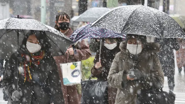 Jepang Diguyur Salju Tebal