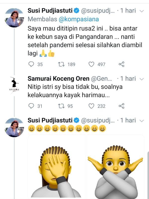 Unggahan Susi Pudjiastuti. (Foto: Instagram @susipudjiastuti115)