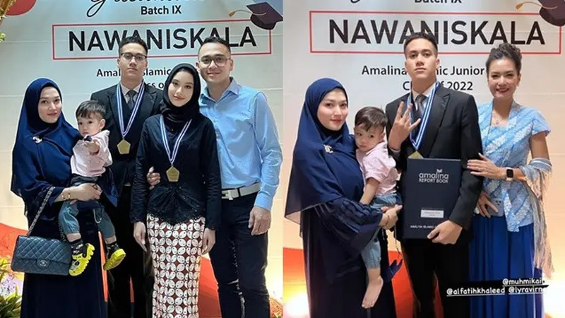 6 Momen Wisuda Anak Kembar Fadlan Muhammad, Dihadiri Mantan Istri