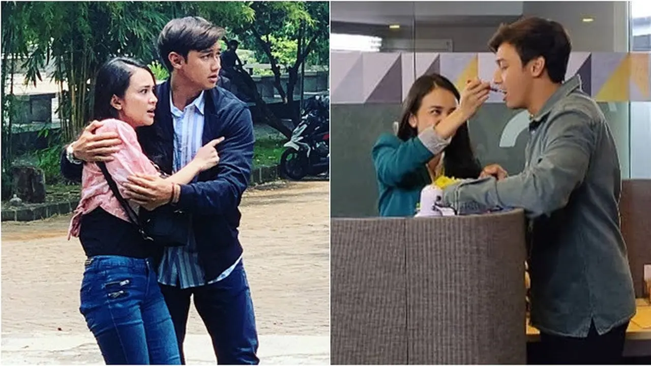 6 Potret Kebersamaan Michelle Ziudith dan Caesar Hito dalam Sinetron Baru