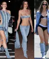 Baru-baru ini, Julia Fox tampil eksentrik dengan dress denim dekonstruktif. [@mpazstudio].