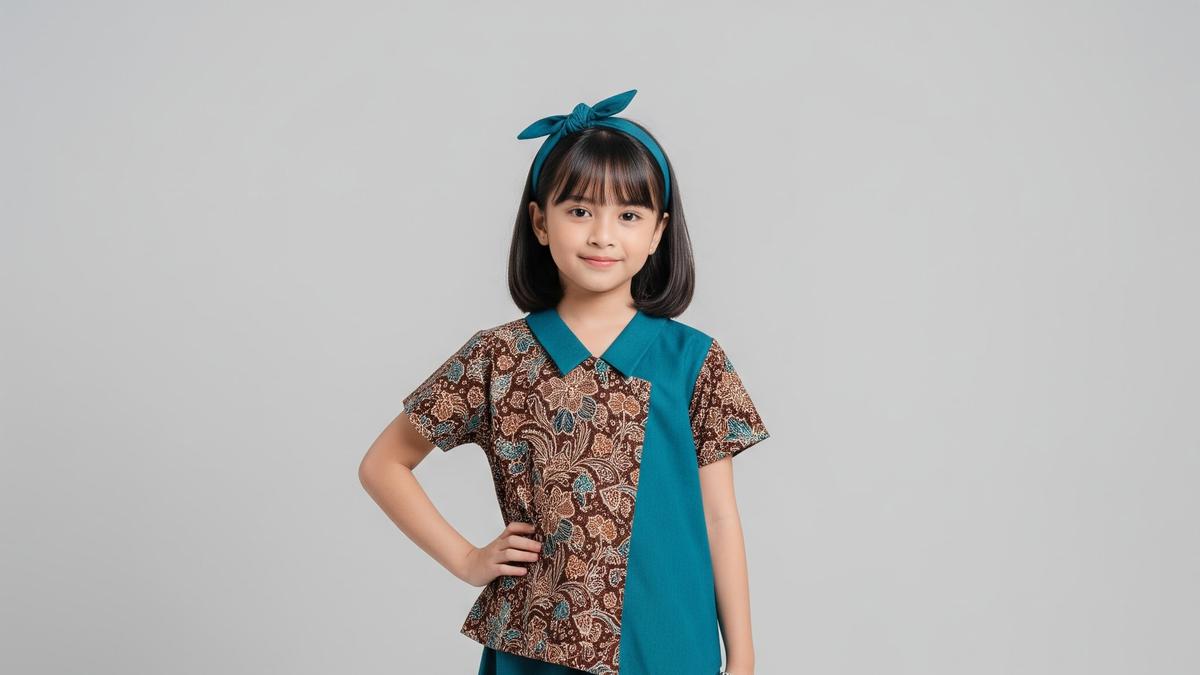 8 Model Atasan Batik Anak Perempuan yang Stylih, Manis untuk Acara Formal Keluarga