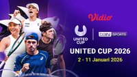 Simak Jadwal Turnamen United Cup 2026, Tayang di Vidio