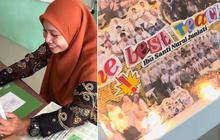 Viral Momen Haru Guru Wali Kelas Dapat Kado dari Para Siswanya, Sederhana tapi Bikin Haru