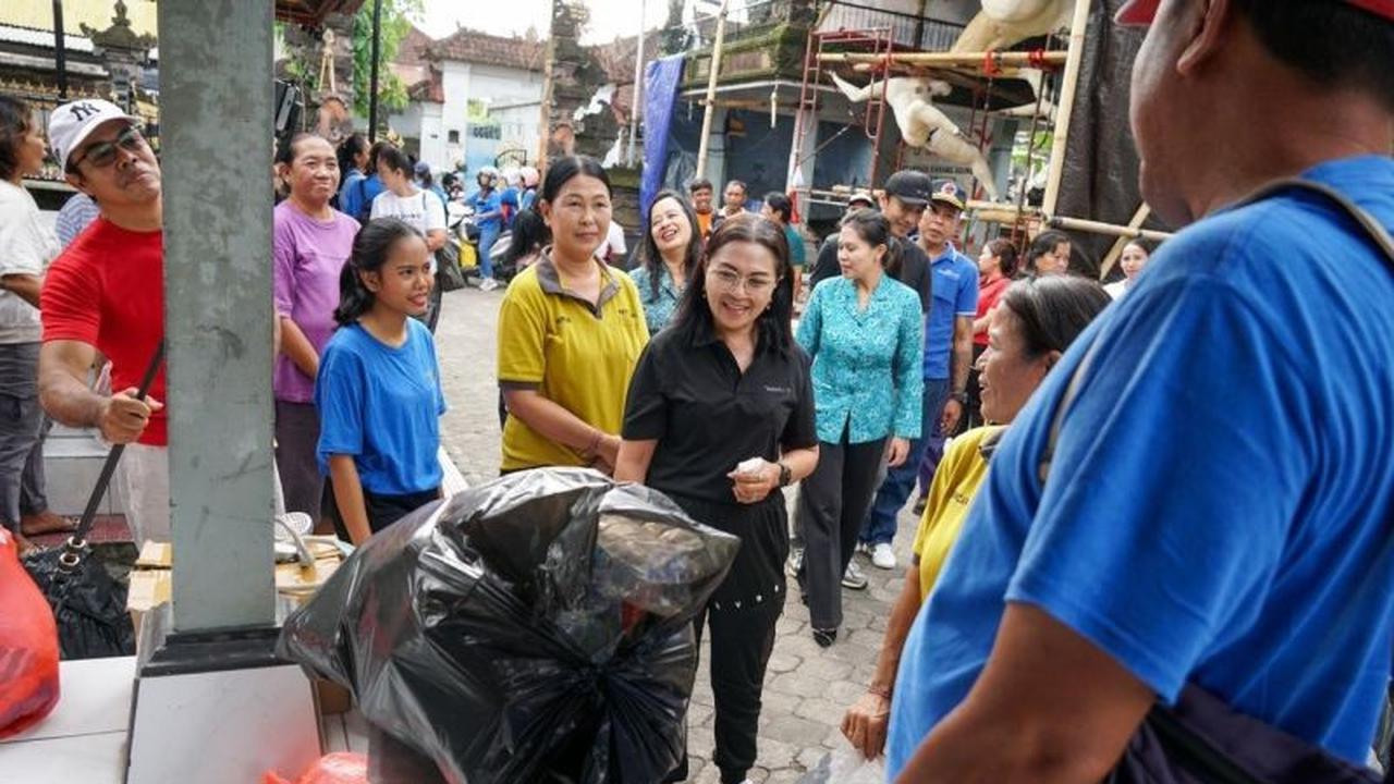 PKK Badung Gencarkan Program Kebersihan Lingkungan, Libatkan Masyarakat Melalui Bank Sampah