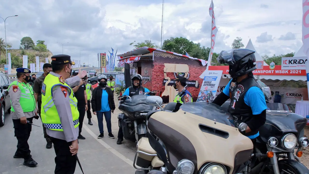 Cara Polisi Amankan Para Pembalap WSBK Mandalika