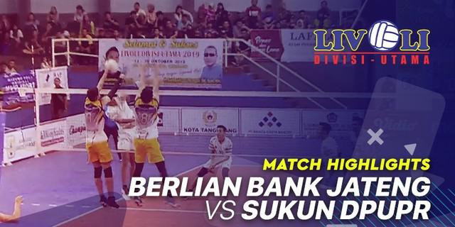 VIDEO: Highlights Livoli 2019, Berlian Bank Jateng Vs Sukun DPUPR 3-1