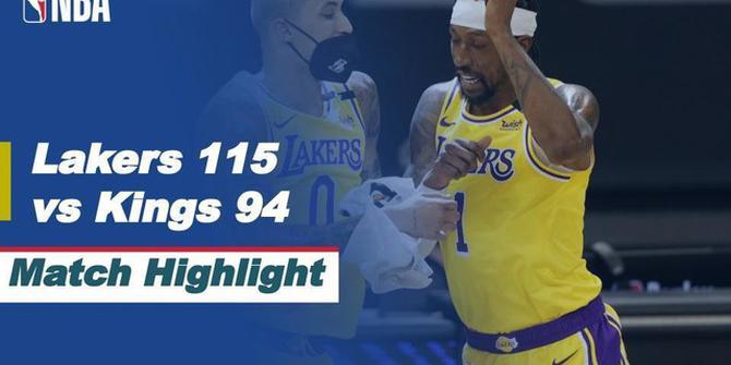 VIDEO: Highlights NBA, LA Lakers Raih Kemenangan di Markas Sacramento Kings 115-94