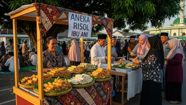 Penjual Risol di Pengajian