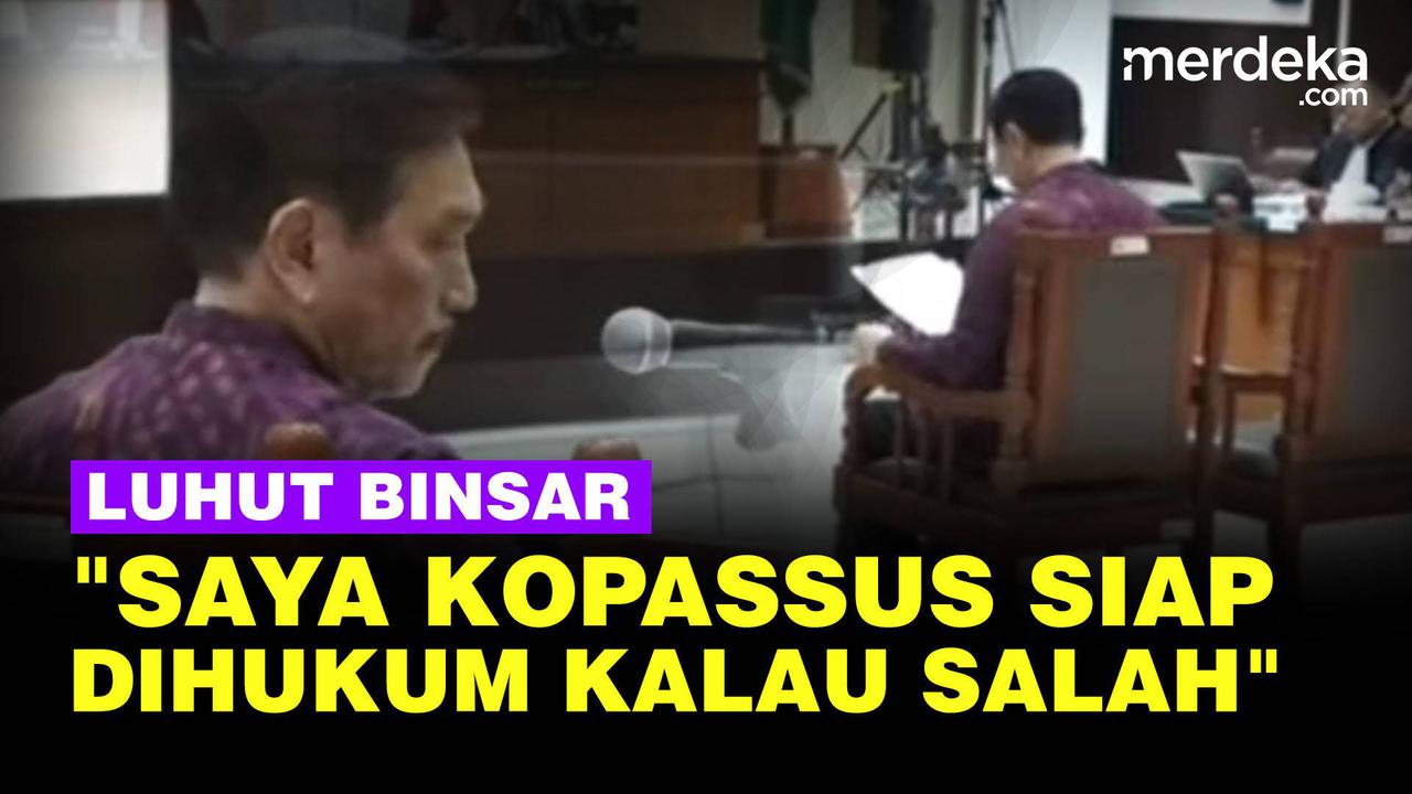 VIDEO: Mantan Kopassus, Menko Luhut Siap Dihukum dan Dikonfrontir Jika Bersalah