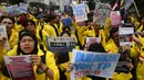 Aksi demo BEM UI  di Jalan MH Thamrin, Jakarta, Selasa, 18 Agustus 2026. (KLY/ Arie Basuki)