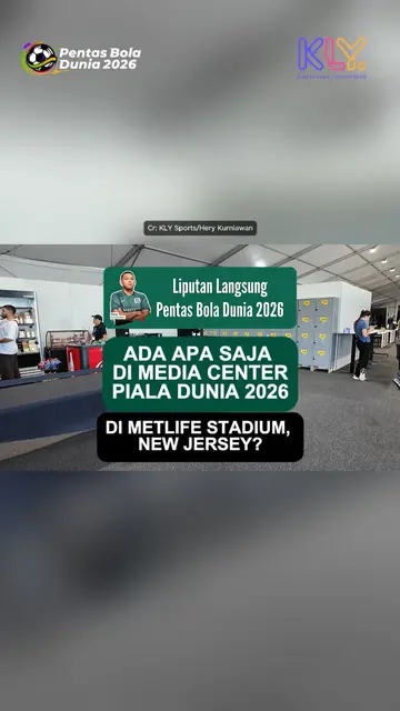 Ada apa saja di Media Center Piala Dunia 2026 Metlife Stadium, New Jersey, AS?