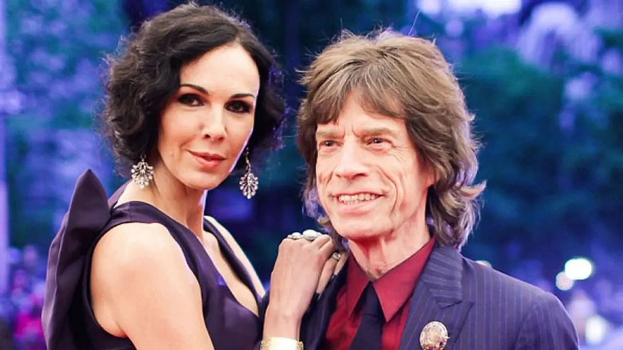 Mick Jagger dan L Wren Scott