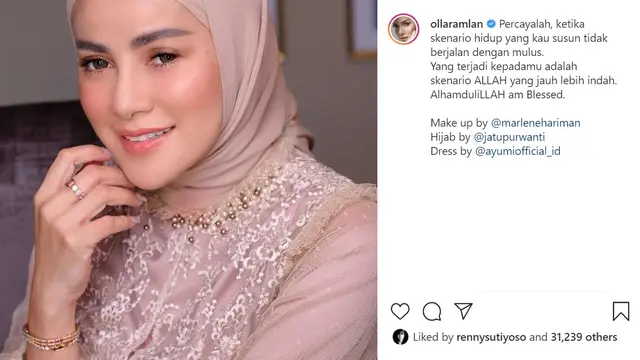 Olla Ramlan (Foto: Instagram/@ollaramlan)