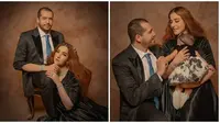 Tasya Farasya bersama suami dan buah hatinya tampil elegan dalam pemotretan. (Sumber: Instagram/@riomotret)