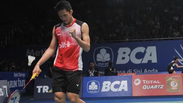 Tunggal putra Indonesia Jonatan Christie