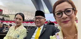 Intip gaya busana Nurul Arifin berkebaya pastel di Sidang Tahunan MPR 2026 (@na_nurularifin)