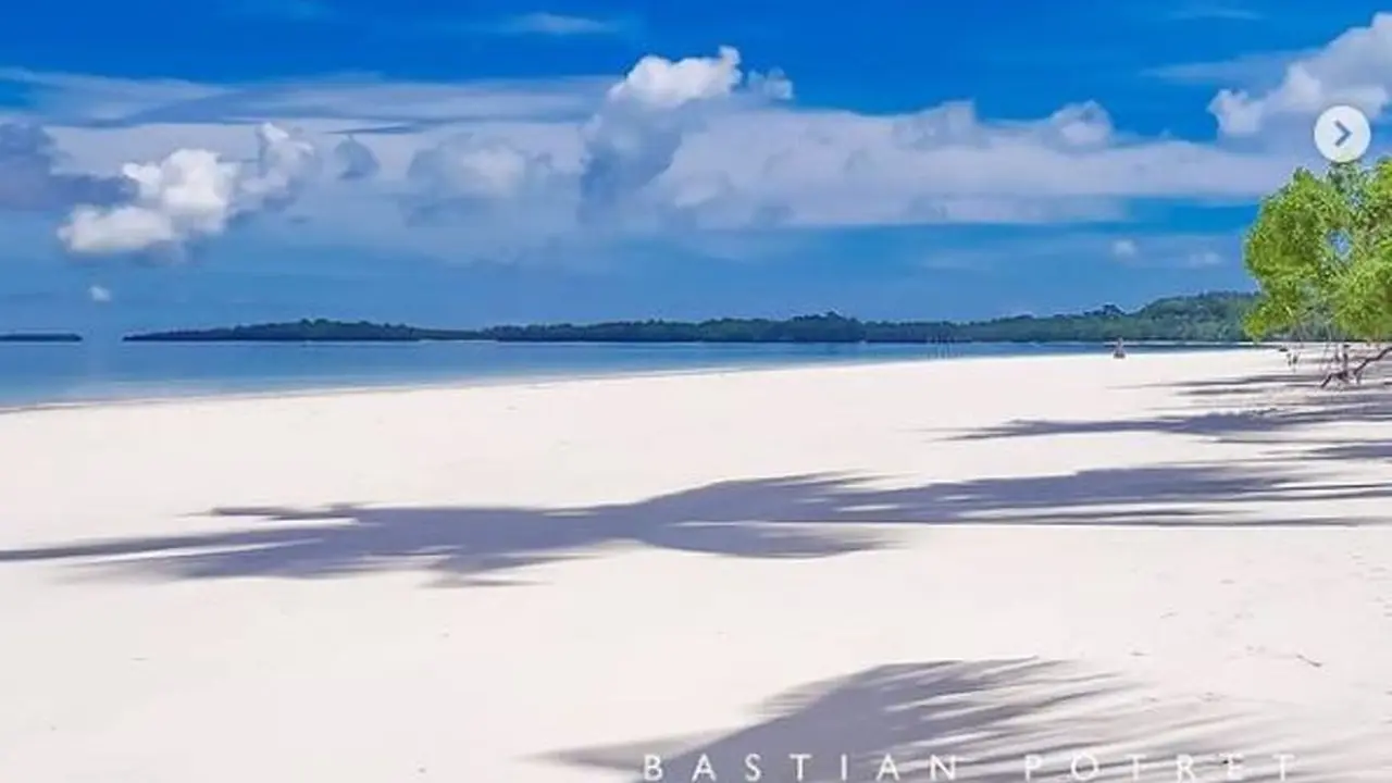 Viral Video Pria Jalan ke Tengah Laut yang Airnya Sedang Kering