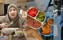 Deretan Foto Natasha Rizky Menunjukkan Metode Dietnya Untuk Menurunkan Berat Badan dengan Mengonsumsi Nasi Merah