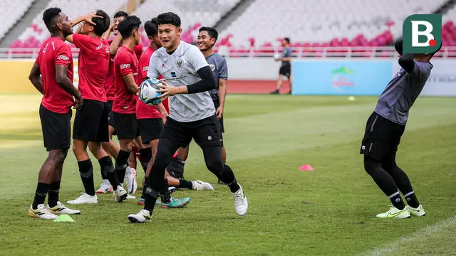 Foto: Latihan Riang Timnas Indonesia U-17 Jelang Piala Dunia U-17 2023 di Stadion Utama Gelora Bung Karno