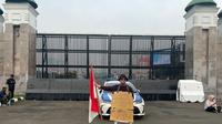 Pendemo asal Sukabumi (Foto: Radityo/Liputan6.com)